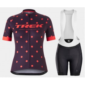 Set Fietsshirt + Korte Koersbroek 2021 Bontrager Trek Anara Dames N005